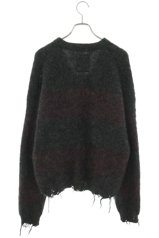 MIHARAYASUHIRO Green Cut-off Mohair Cardigan Size 46