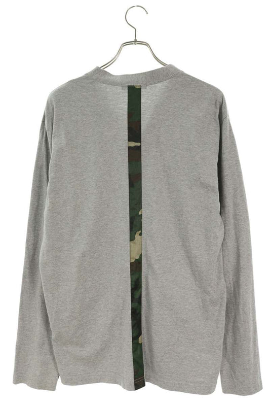COMME des GARCONS HOMME Camo Switch Gray Green Cardigan Size L