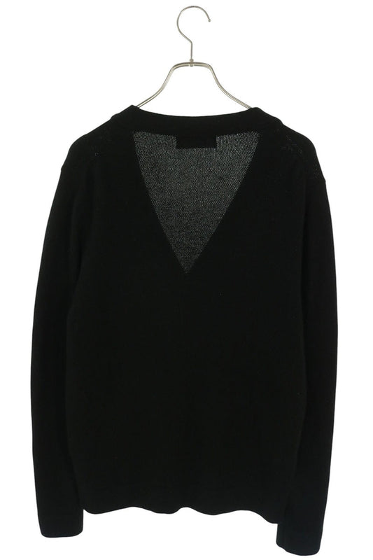 DIOR Logo Patch Cashmere Cardigan Black Size XS