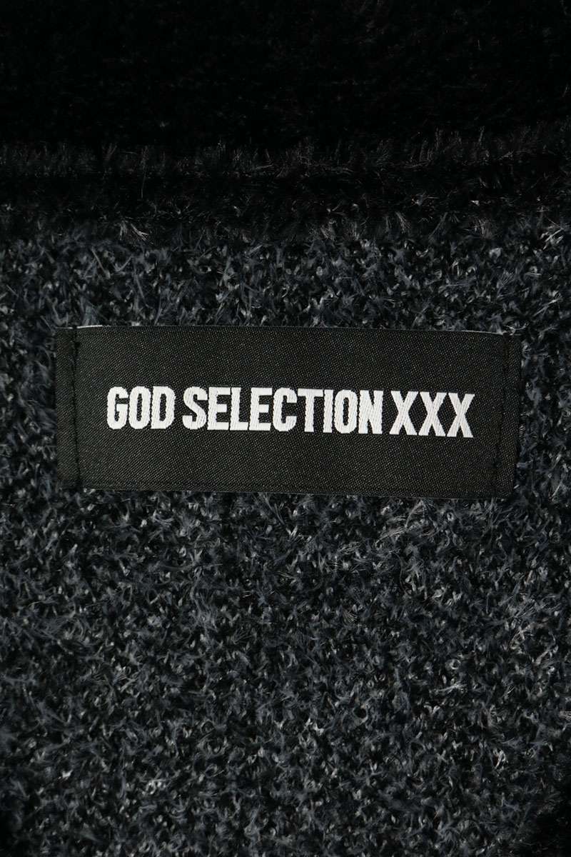 GOD SELECTION XXX X Knit Cardigan Black Size L