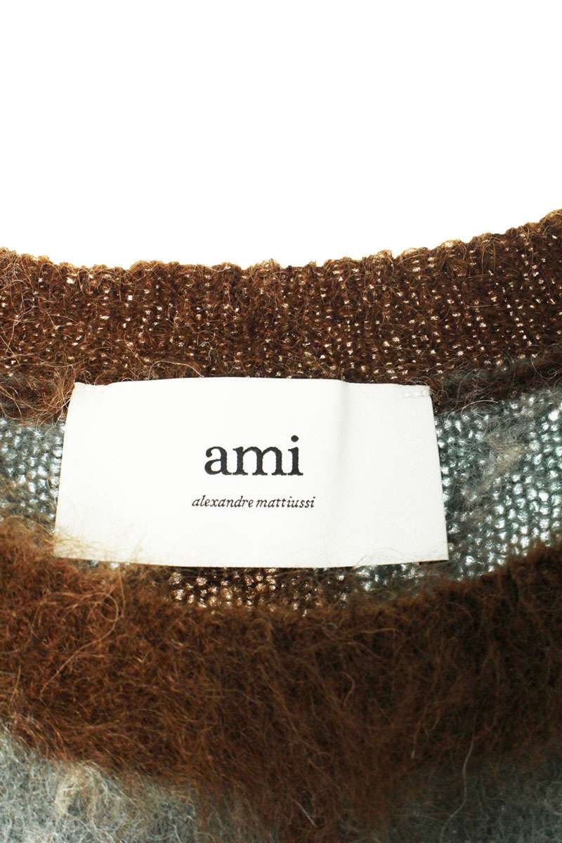 AMI 24AW Knit Sweater Brown Size L