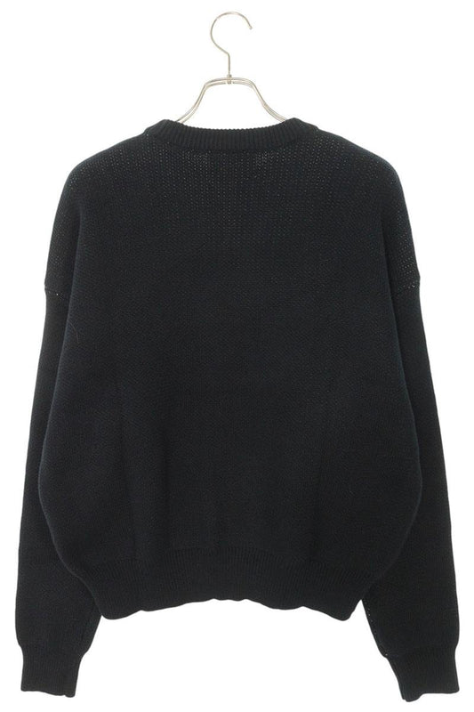 FOG ESSENTIALS Logo Crewneck Knit Sweater Black Size XS