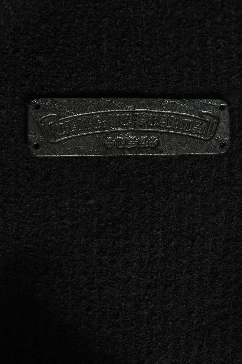 Chrome Hearts High Neck Knit Sweater Black Size MED/LRG