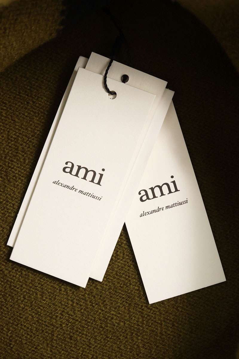 AMI Alexandre Mattiussi 25AW Heart A Polo Knit Khaki Size L