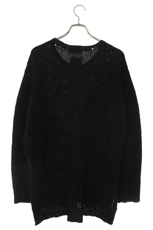 Omar Afridi 21SS Side Slit Knit Black Size M