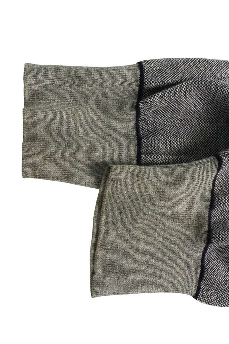 Brunello Cucinelli V-Neck Knit Sweater Gray Size 50