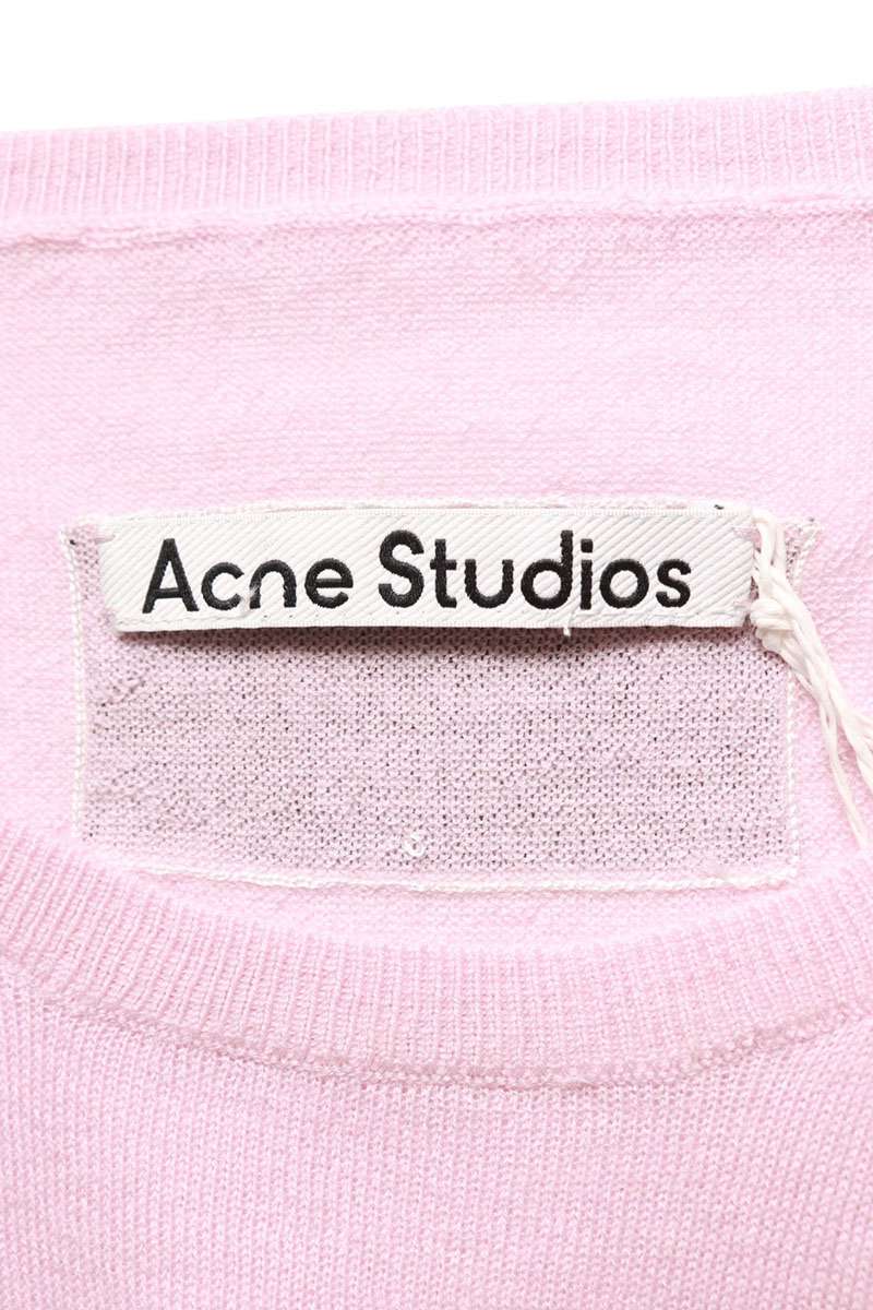 ACNE STUDIOS 25AW Pink Crewneck Cashmere Knit Size XL