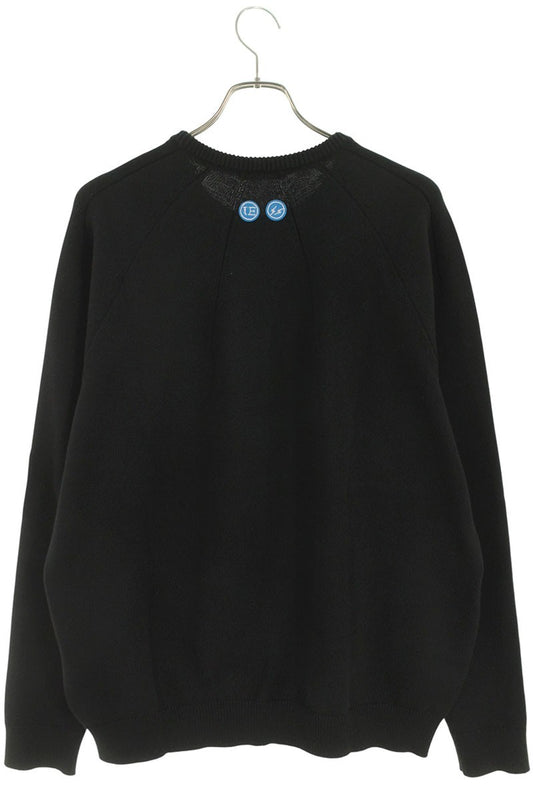 uniform experiment Plain Nordic Knit 25SS Black Size XL