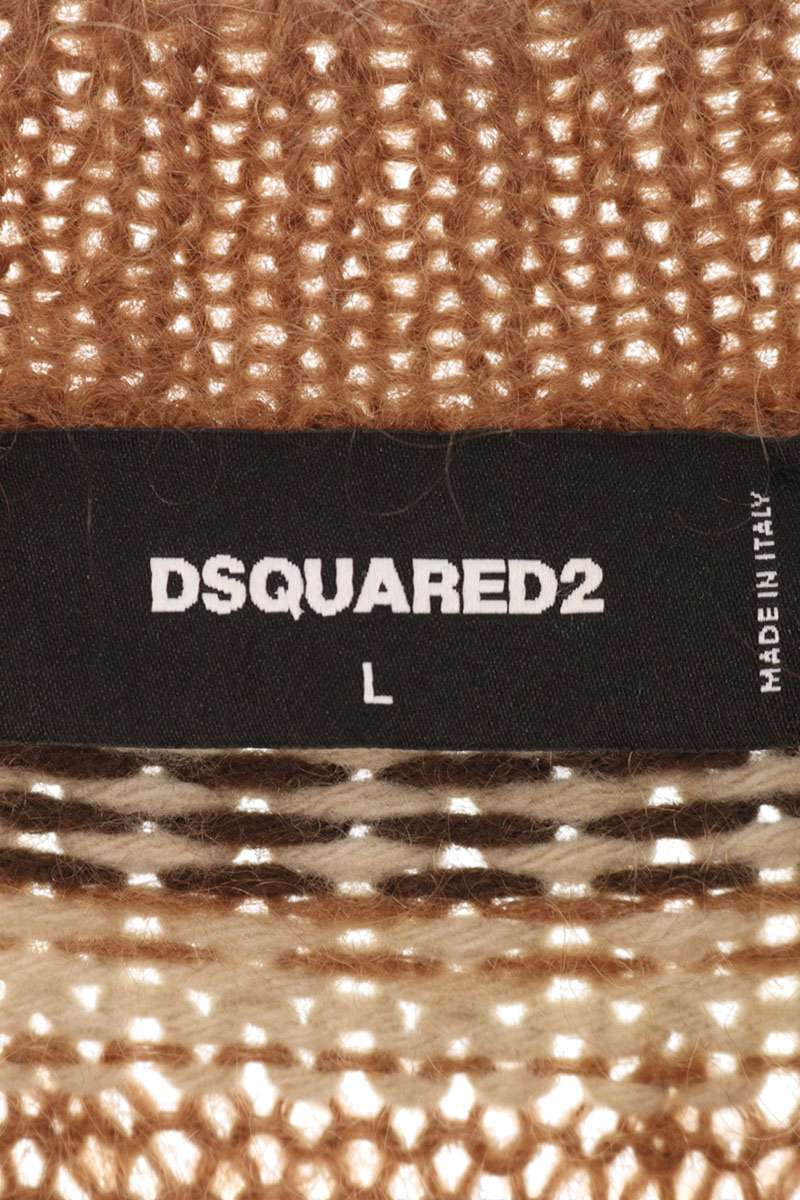 DSQUARED 24AW Wool Blend Jacquard Knit Multi Size L