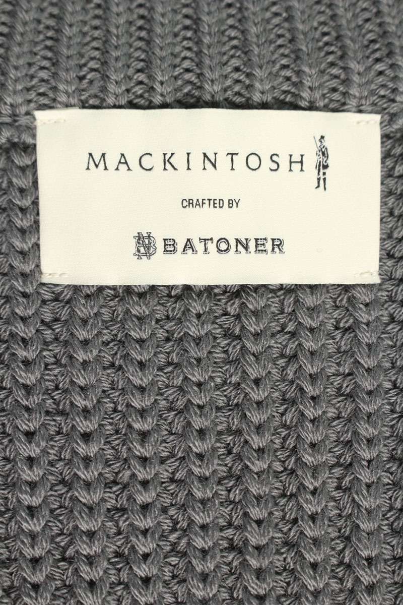 MACKINTOSH Gray Wool Driver's Knit Size M