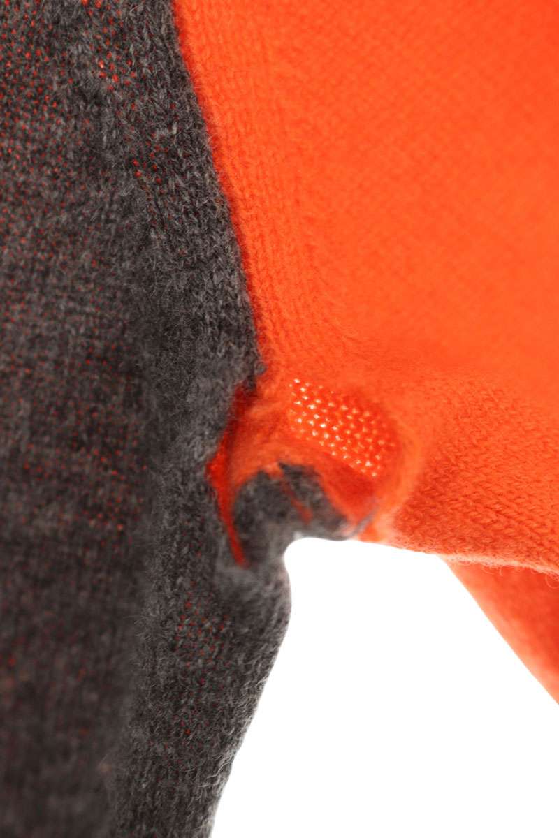 Hermes Cashmere Crewneck Knit Sweater Orange Size S