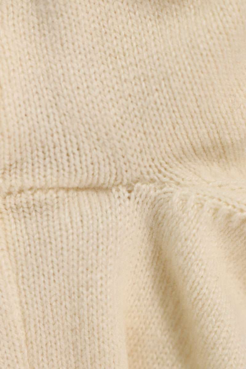 CHANEL LA PAUSA Cashmere Crewneck Knit Off-White Size XXS
