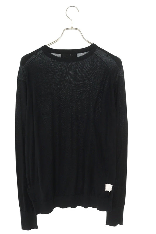 JOHNSMEDLEY x SEQUEL Logo Embroidered Knit Black Size XL