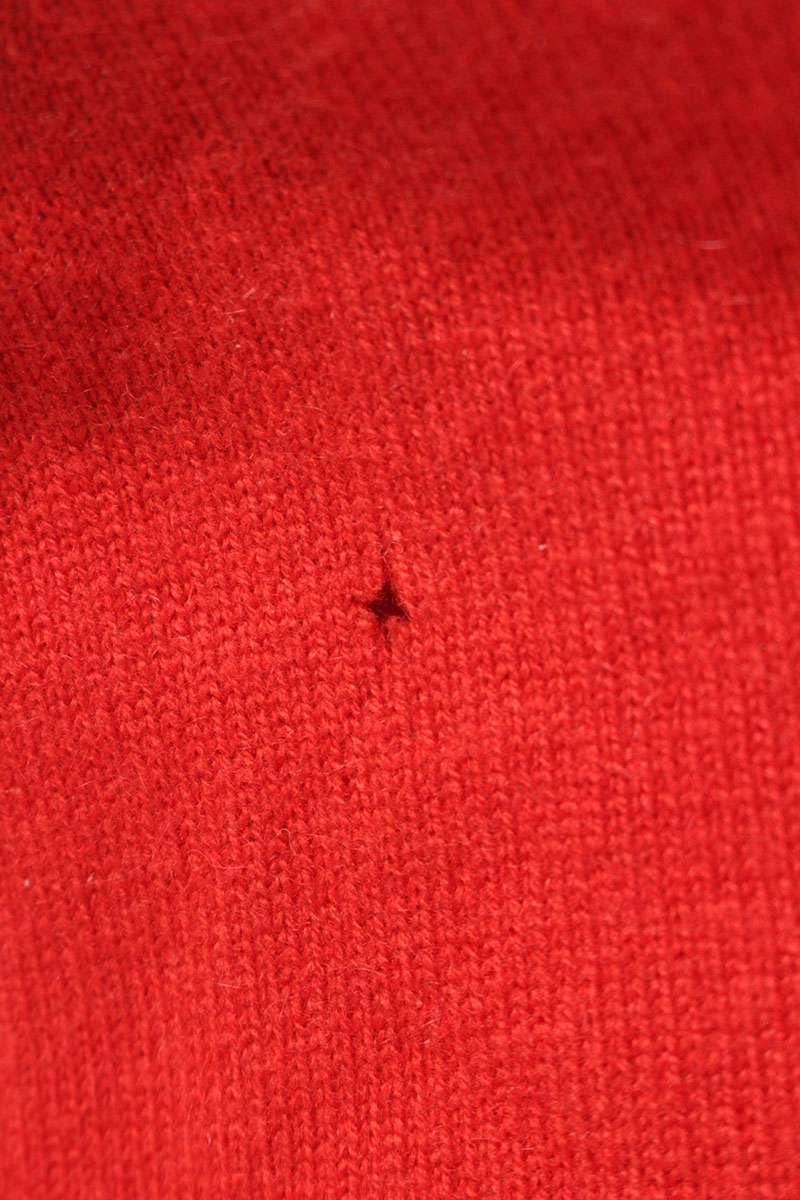 Hermes Cashmere Knit Sweater Red Size L