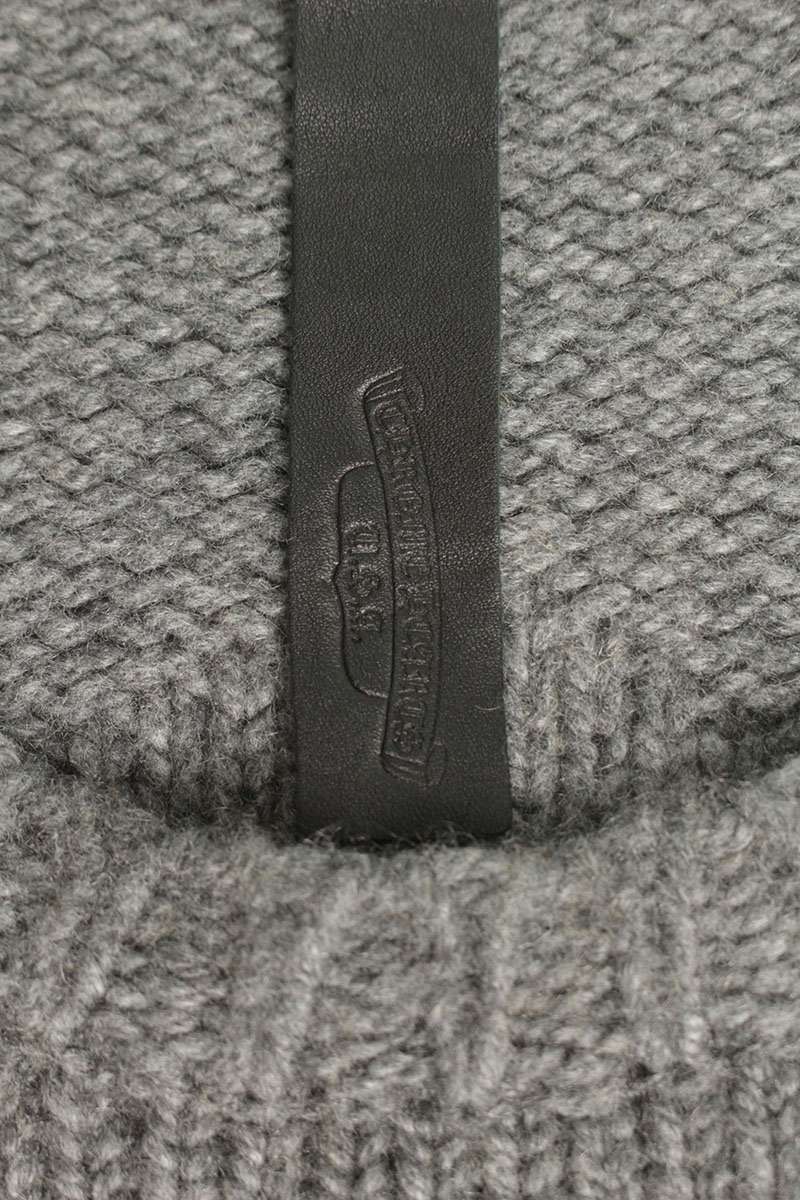 Chrome Hearts Sleeve Cross Patch Cashmere Gray Size L
