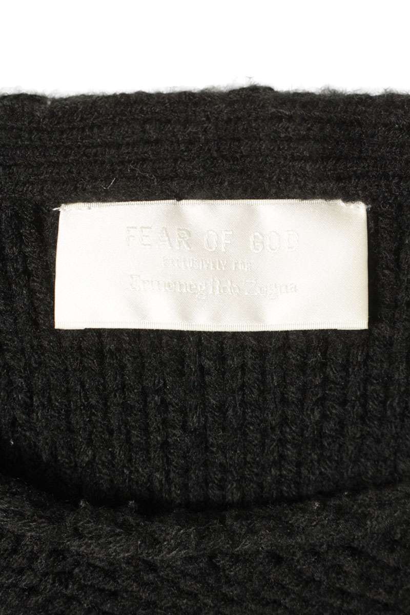 Fear of God Half Sleeve Knit Sweater Black Size L