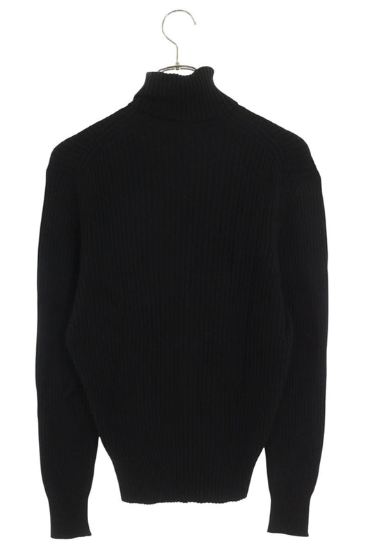 TOMFORD Black Cashmere Rib Turtle Neck Knit Size S