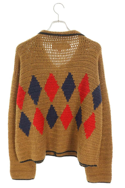 CPFM RODEO CROCHET KNIT CARDIGAN Brown Size S