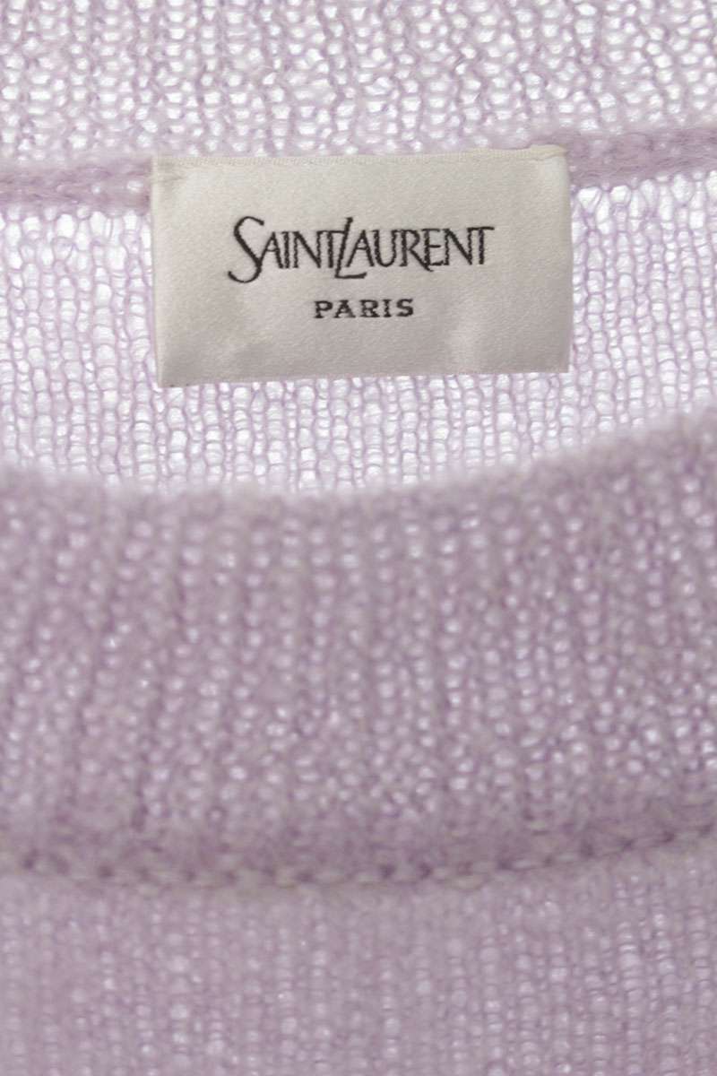 Saint Laurent Paris Knit Sweater Pink Size XXL