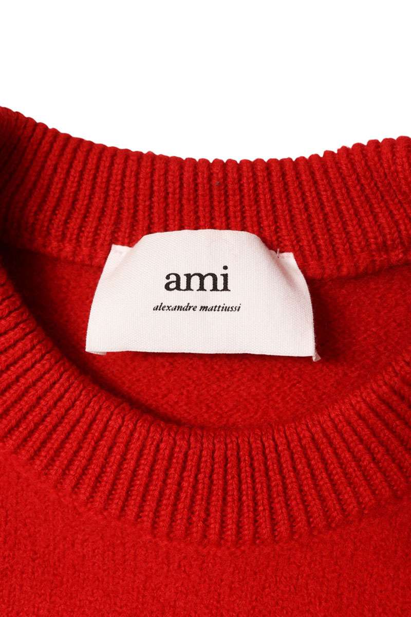 AMI Alexandre Mattiussi Heart A Logo Knit Sweater Size L