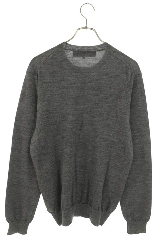 Comme des Garcons AD2005 Striped Knit Sweater Gray Size L