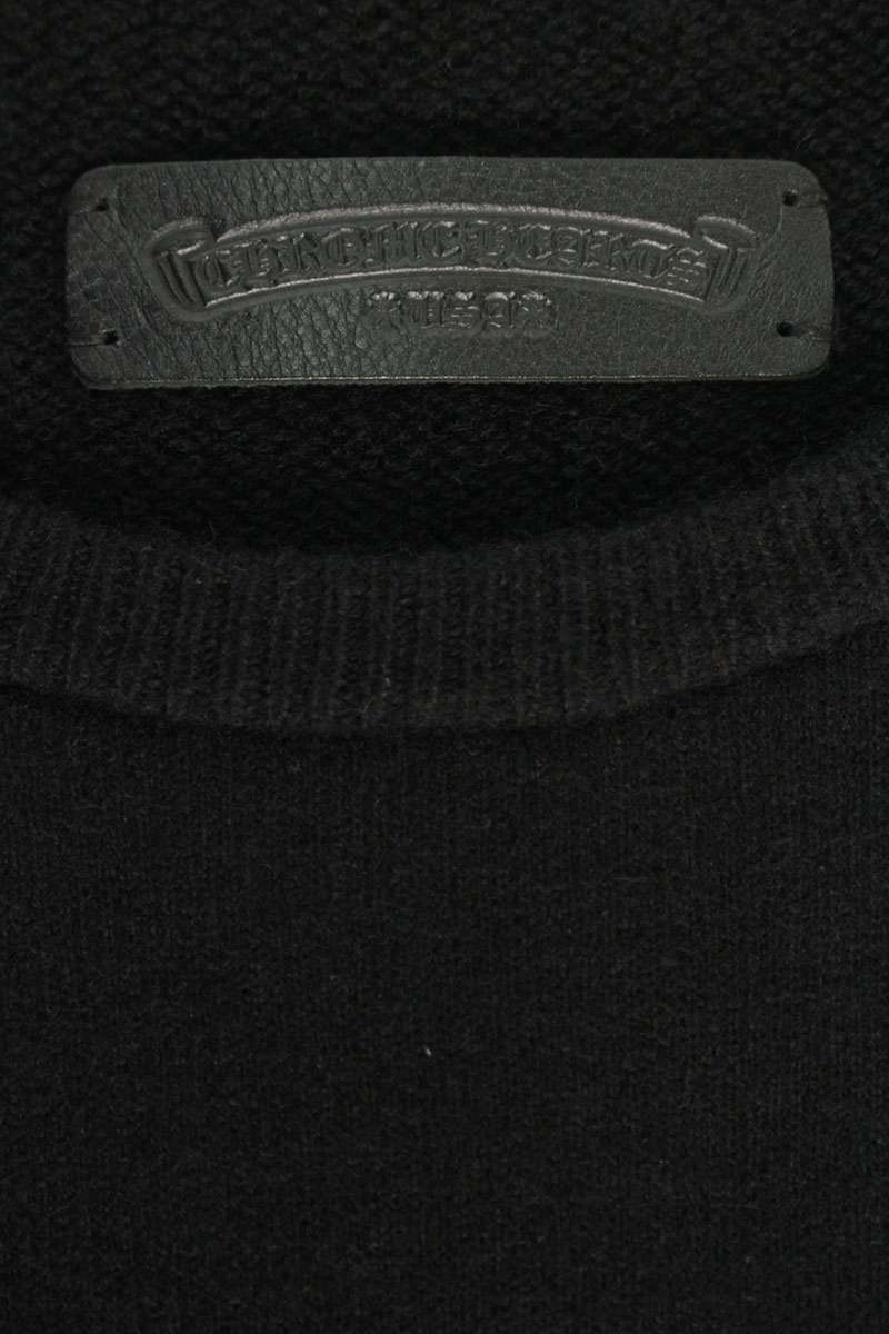 Chrome Hearts U LIFE SENTENCE Floral Emb. Cashmere Size L