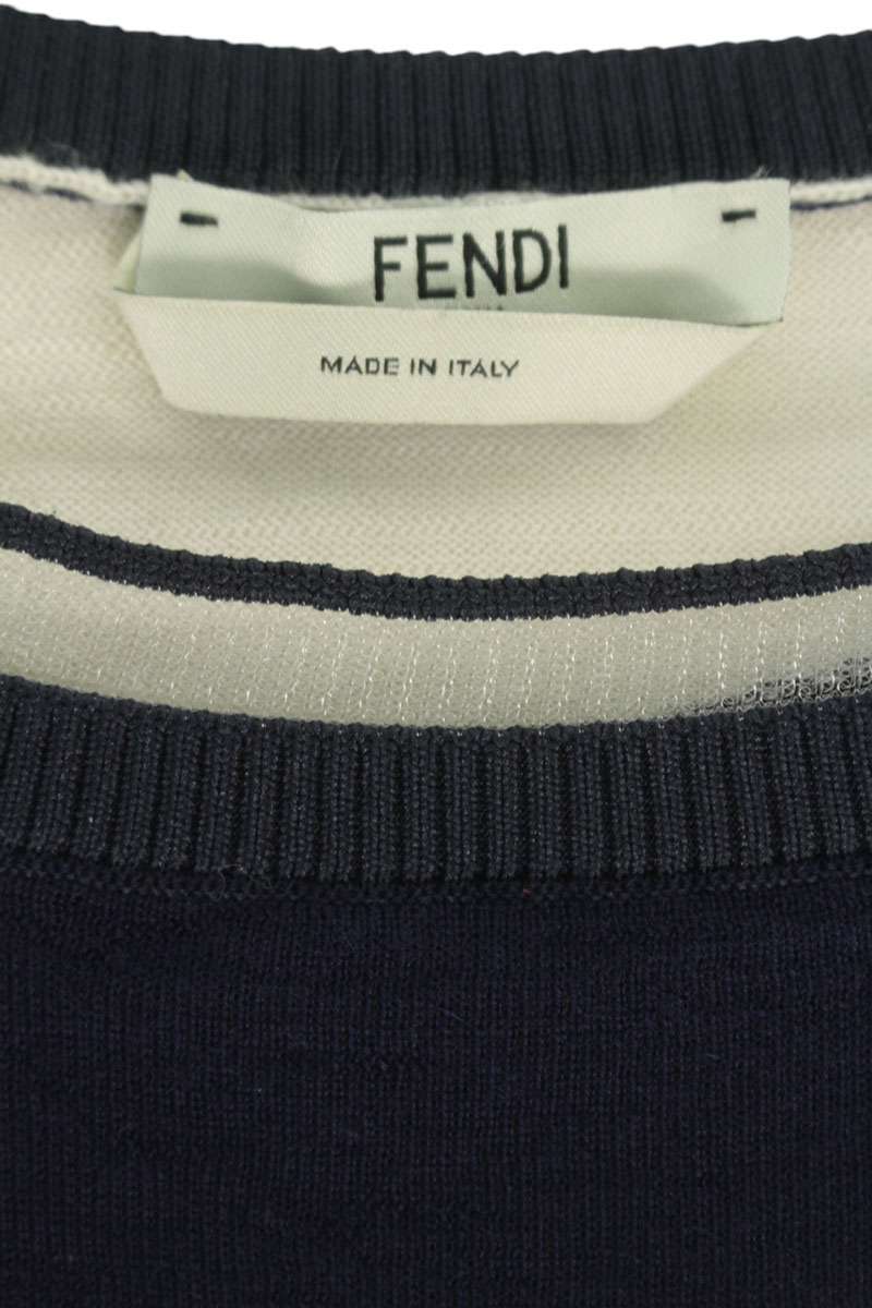 FENDI Multi Cashmere Blend Knit Size XL