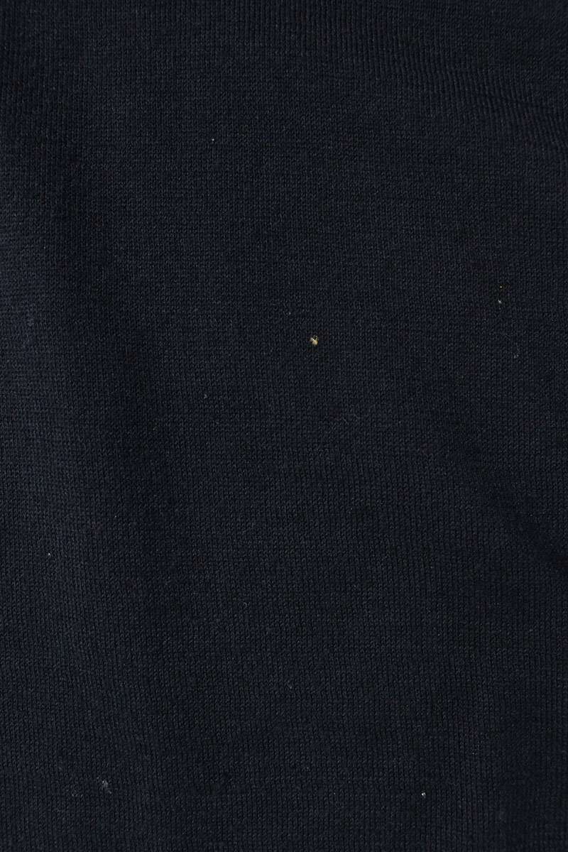 Loro Piana Crewneck Cotton Silk Knit Navy Red Size XS