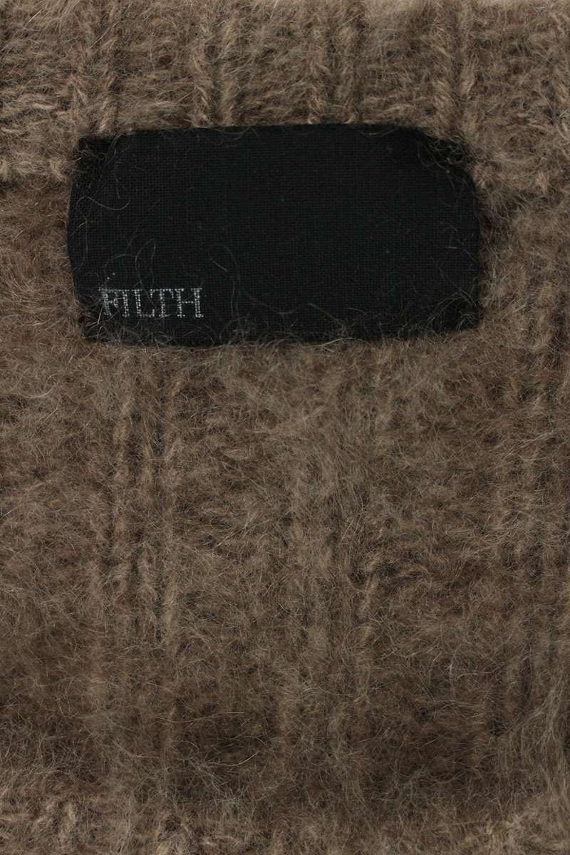 FILTH 25AW Cashmere Pullover Knit Brown Size L