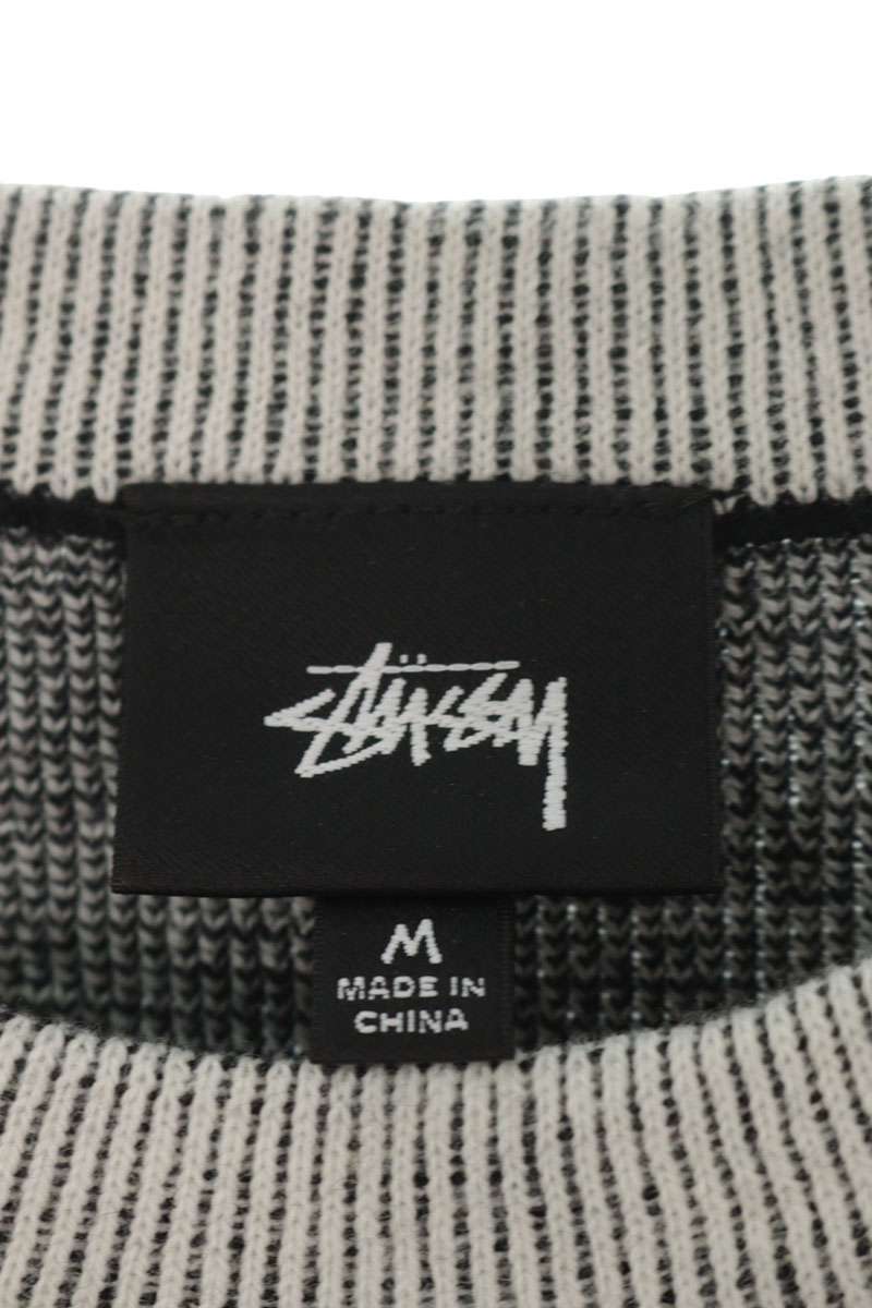 STUSSY Alpine Sweater Knit Cotton Wool Black Size M