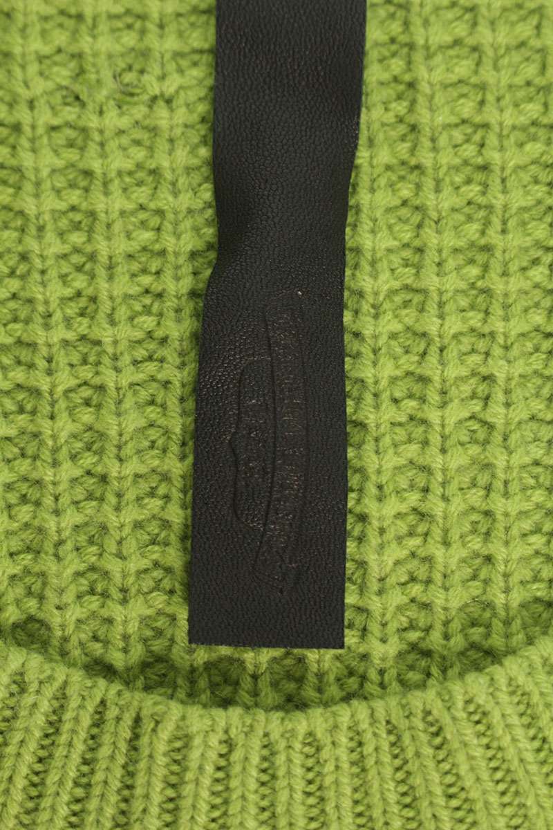 Chrome Hearts Sleeve Cross Patch Cashmere Knit Green Size L