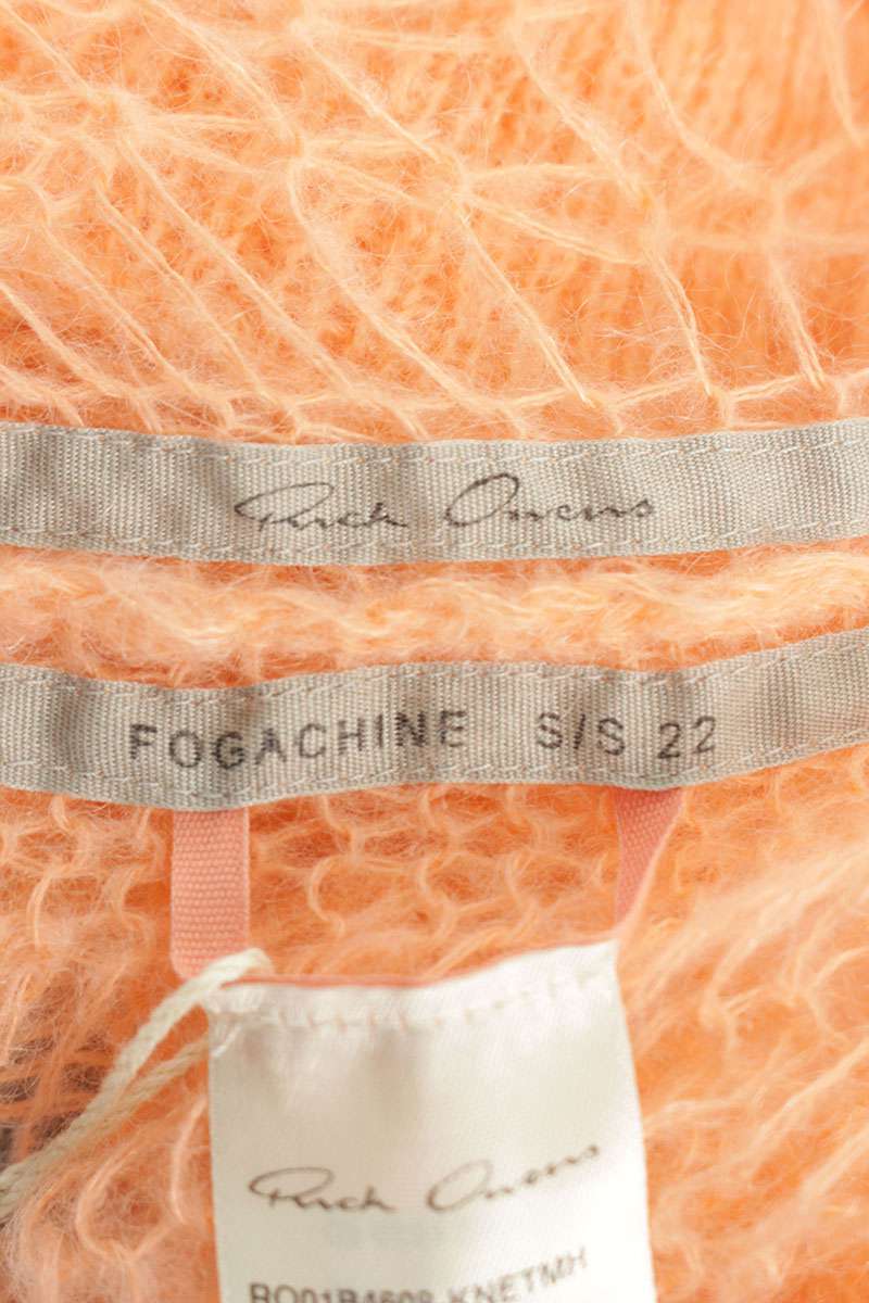 Rick Owens Mohair Spider Banana Knit Pink Size S