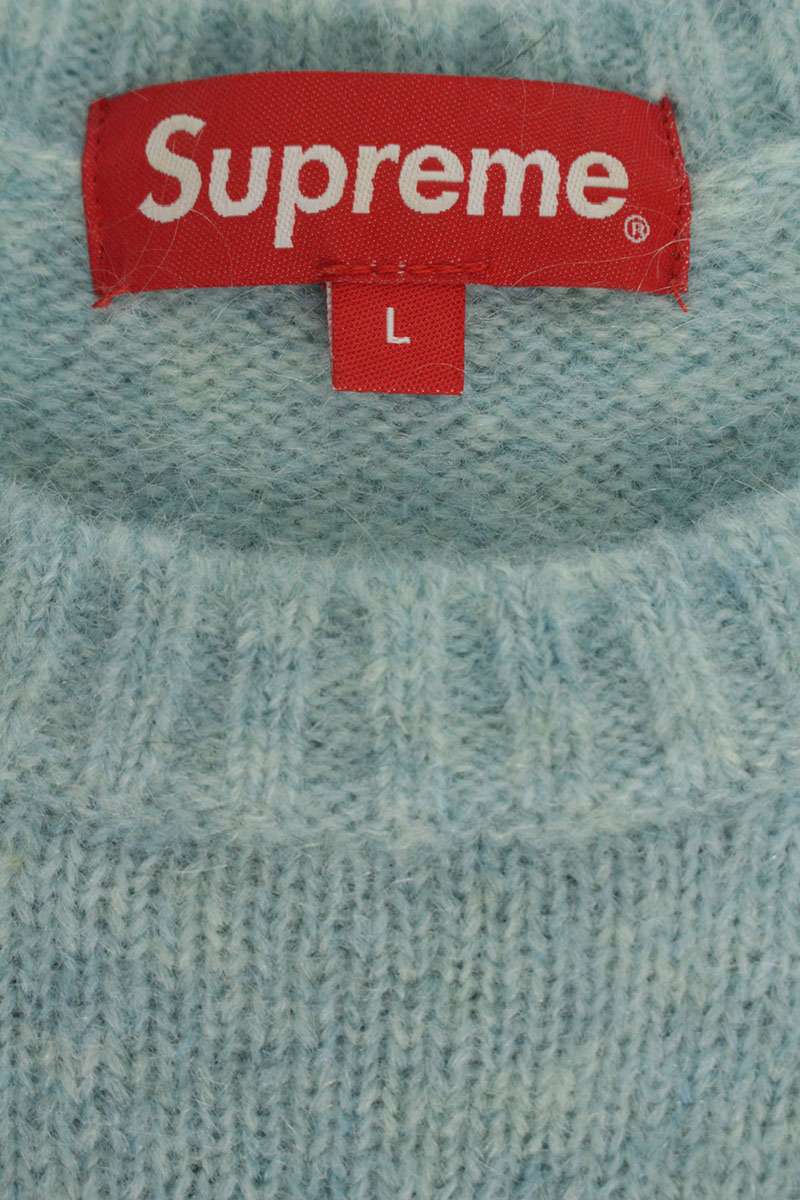 SUPREME Rocket Mohair Sweater Light Blue Size L