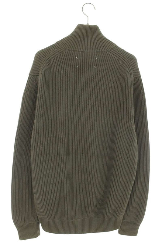 Maison Margiela 17SS Driver's Zip-up Knit Khaki Size L