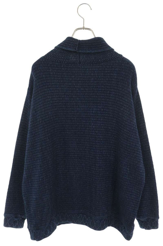 Porter Classic Garment-Dyed Cotton Knit Blue Size M