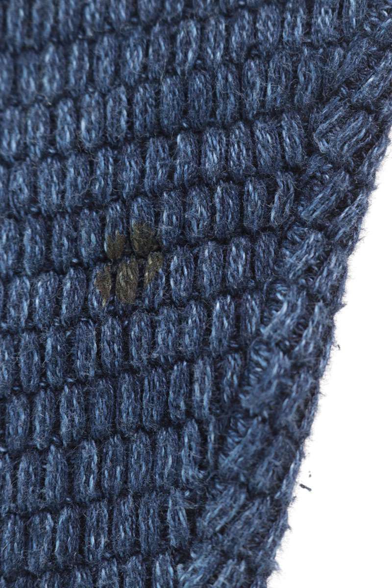 Porter Classic Garment-Dyed Cotton Knit Blue Size M