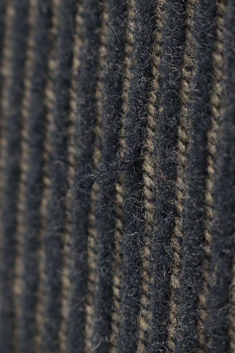 C.P.COMPANY Nylon Wool Fleece Sweater Black Size XS