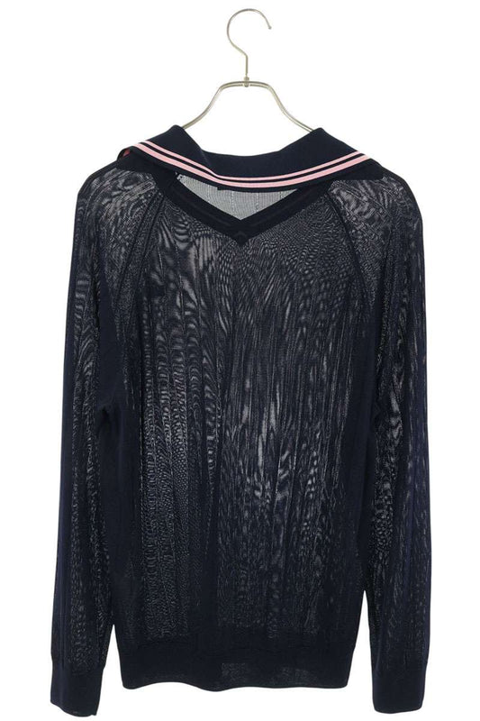 WALES BONNER ROOTS Viscose Polo Size S