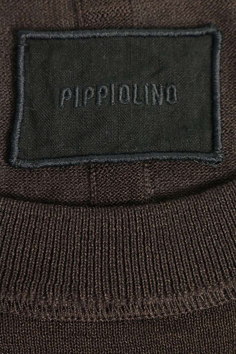 PIPPIOLONO 26SS Crew Neck Knit Brown Size L