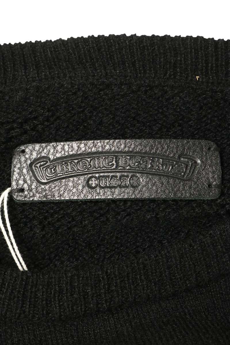 Chrome Hearts U LIFE SENTENCE Floral Cashmere Knit Size XXL