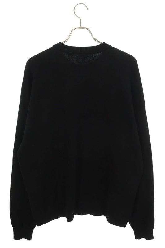 LOEWE Anagram Pocket Crewneck Knit Black Size M