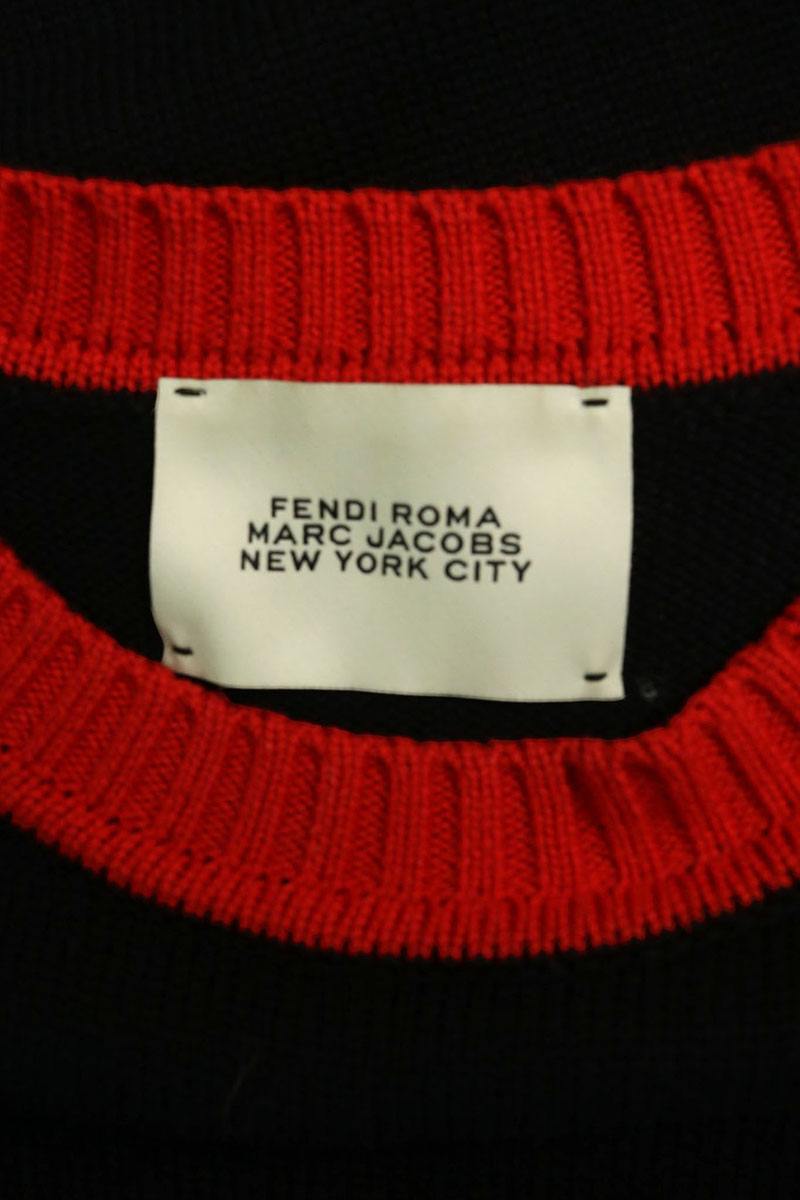 FENDI x Marc Jacobs Logo Crewneck Sweater Size 48