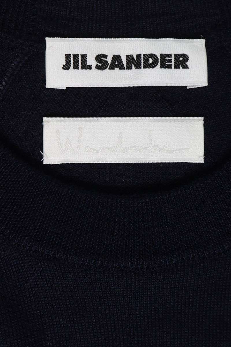 JILSANDER J04GP0001 Wool Crewneck Knit Size 38