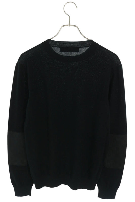 LOUISVUITTON 22SS Damier Patch Crewneck Knit Size S