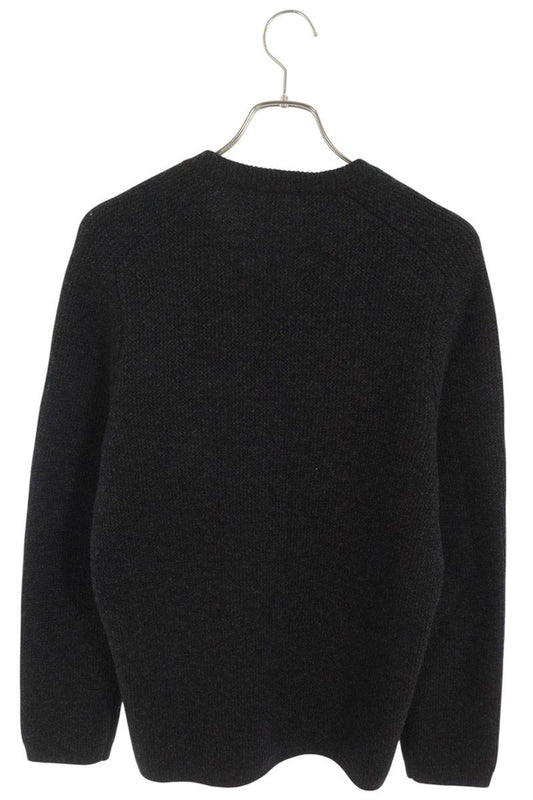 LOUISVUITTON Wool V-Neck Knit Gray Size S