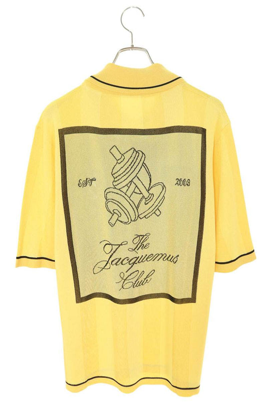 JACQUEMUS 25SS Back Logo Embroidered Short Sleeve Size L
