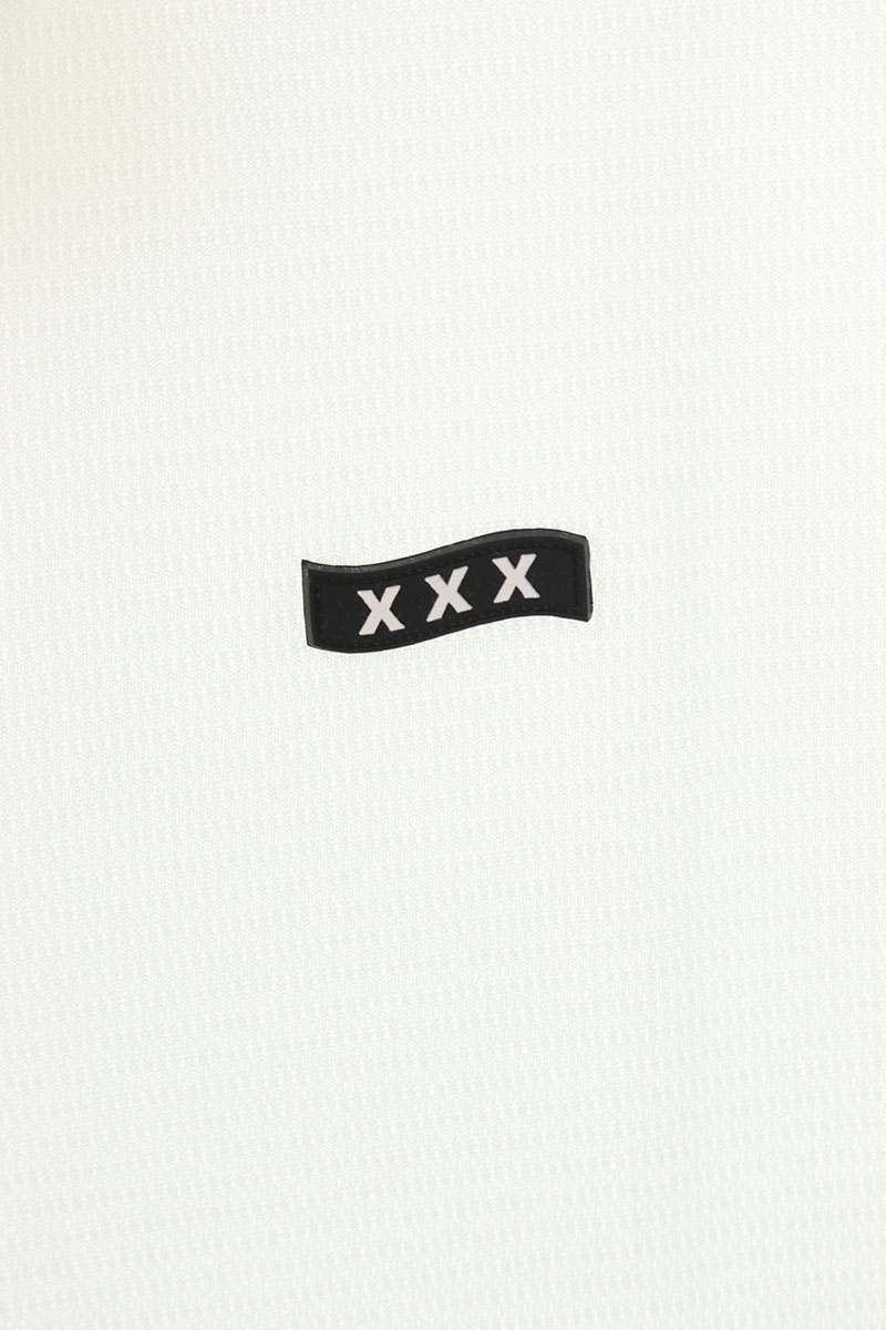 GOD SELECTION XXX Logo Patch Short Sleeve Polo White Size M