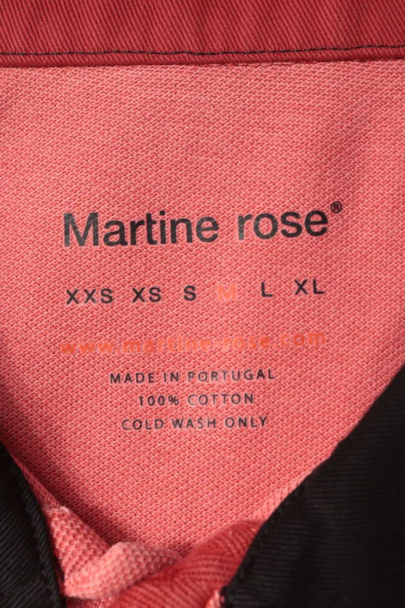 MARTIN ROSE 26SS Cotton Logo Embroidered Polo Size M