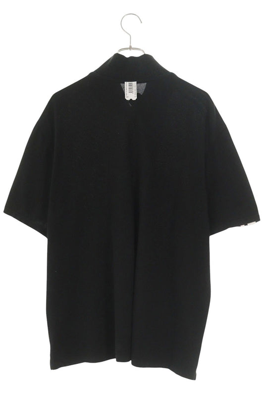 PROTOTYPES Wrapped Upcycled Short Sleeve Polo Black Size L