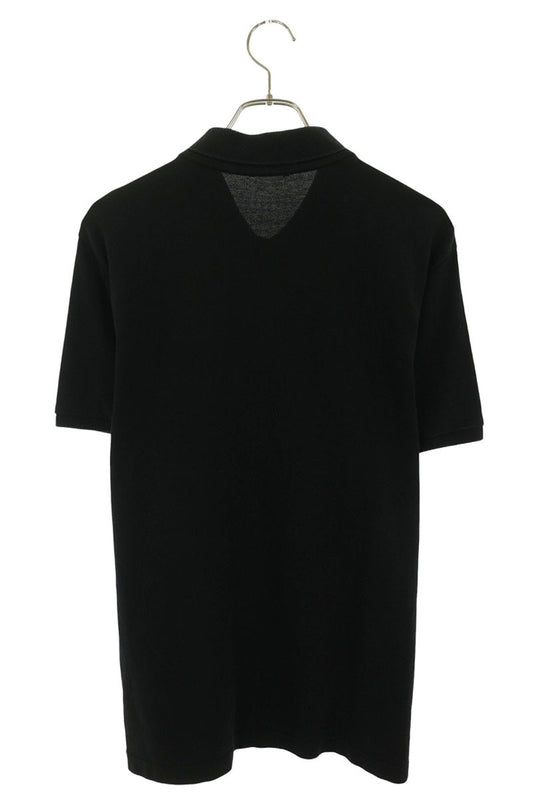 MONCLER Logo Embroidery Polo Black Size M